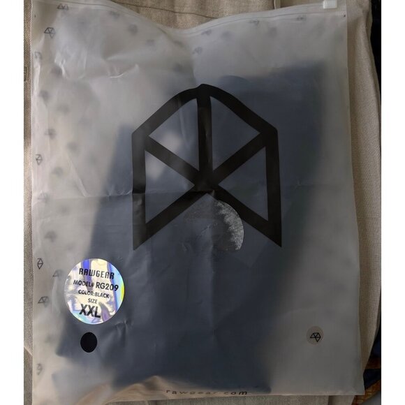 RawGear Mens Black Compression Leggings 2XL RG209 Joggers Athletic wear NWT - Picture 8 of 8